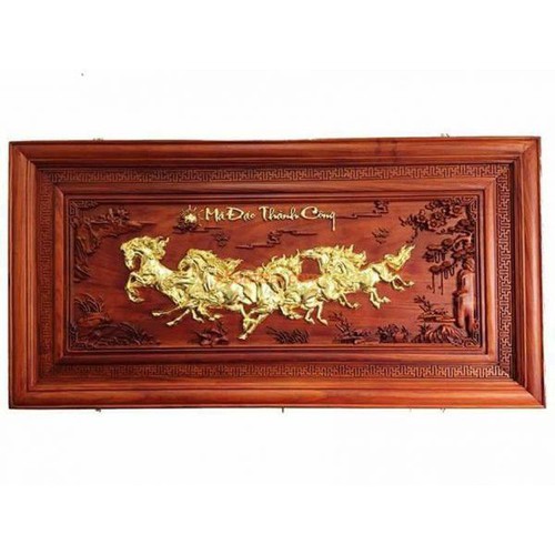 Tranh Gỗ Mã Đáo Thành Công